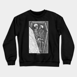 Toujours - Skeleton Lovers Pointilism Crewneck Sweatshirt